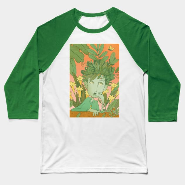 Garden Love Baseball T-Shirt by drawboy